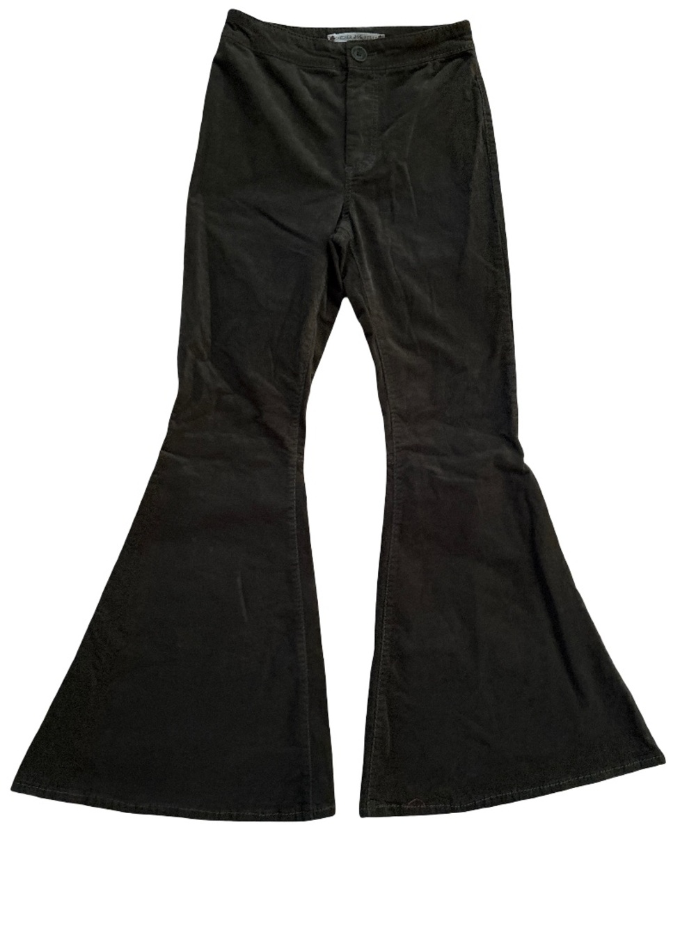 Women’s Grayish-Green Flared Jeans